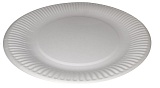Одноразовая тарелка 235 мм белая мелованная PLs(w/m)-23 