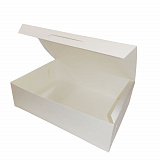 Коробка для конд.изделий (белая мелованная) 215х150х60